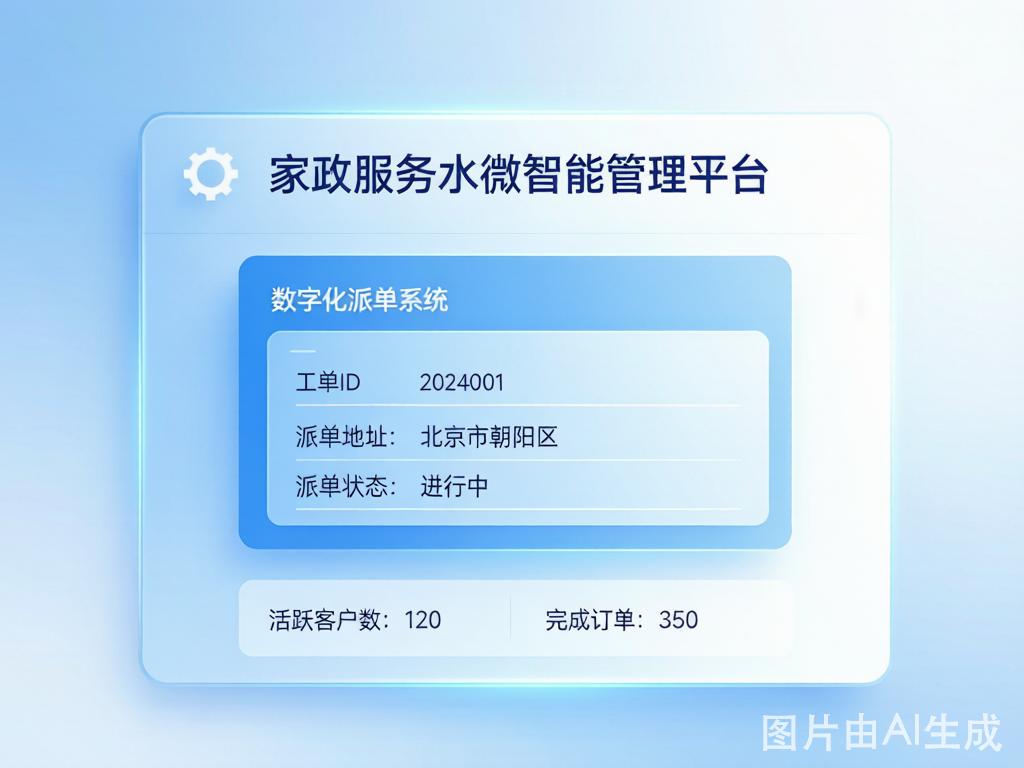 微信群里抢单抢到崩溃：一家家政公司用小微平台三个月把派单效率翻了4倍